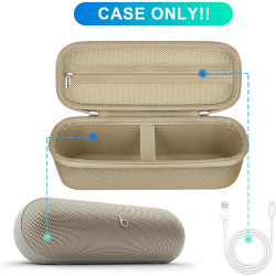 BOVKE Housse de Transport Compatible avec Beats Pill (2024 Release), Sacoche pour Enceinte sans Fil Beats Pill avec Pochette Fil