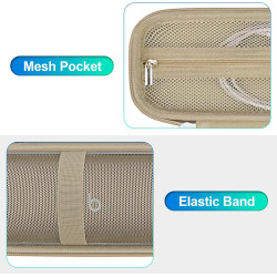 BOVKE Housse de Transport Compatible avec Beats Pill (2024 Release), Sacoche pour Enceinte sans Fil Beats Pill avec Pochette Fil