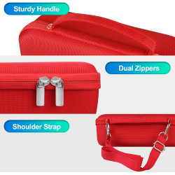 BOVKE Housse de Transport Compatible avec Beats Pill (2024 Release),Sacoche pour Enceinte sans Fil Beats Pill avec Pochette File