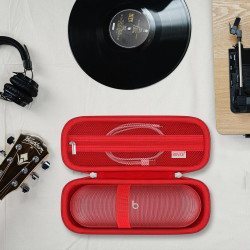 BOVKE Housse de Transport Compatible avec Beats Pill (2024 Release),Sacoche pour Enceinte sans Fil Beats Pill avec Pochette File