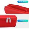 Bovke valise compatible avec pill sans fil bleutooth haut - parleur pill portable haut - parleur stand pochette avec maille supp
