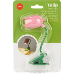 Balvi Lampe de Lecture Tulip Couleur Rose Lampe Flexible en Forme de Tulipe avec Clip pour Lire la Nu
