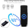 Qumox Lampe de Lecture Rechargeable USB – Clip Flexible, 3 Températures de Couleur, 5 Niveaux de Luminosité, Lampe LED Portable 