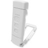 Qumox Lampe de Lecture Rechargeable USB – Clip Flexible, 3 Températures de Couleur, 5 Niveaux de Luminosité, Lampe LED Portable 