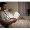 Bily Lampe de Lecture Vert Kaki, LED avec 3 intensités d'éclairage, Ultra légère, Fonctionne sans Batterie ni Piles, Branchement