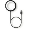 Bily Lampe de Lecture LED Nomade Noire - 3 Niveaux de Luminosité, sans Batterie ni Piles, Lampe USB Compacte Portable pour Lectu