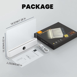 Lampe De Lecture, éCran Plat Intelligent Led Lampe Lecture,Lumiere Livre Multifonctionnel,Chargement Usb Avec Fonction Minuterie