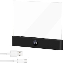 Lampe De Lecture, éCran Plat Intelligent Led Lampe Lecture,Lumiere Livre Multifonctionnel,Chargement Usb Avec Fonction Minuterie