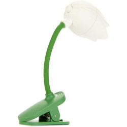 Balvi Lampe de Lecture Tulip Couleur Blanc Lampe Flexible en Forme de Tulipe avec Clip pour Lire la n