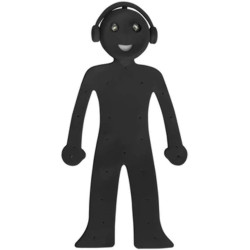Balvi - Lampe de Lecture Android Noir Silicone