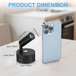 Spot LED Sans Fil Rechargeable,1PCS Lampes de Lectures Spot LED avec 3 Températures de Couleur,Variateur Tactile,12V Lampes Camp