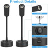 Spot LED sans Fil Rechargeable,2PCS Lampes de Lectures Spot LED,12V Blanc Chaud Camping Car Col de Cygne avec Chargeur USB pour 