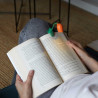 Balvi lampe de lecture tulip couleur orange lampe flexible en forme de tulipe avec clip pour lire la