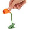 Balvi lampe de lecture tulip couleur orange lampe flexible en forme de tulipe avec clip pour lire la