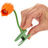 Balvi lampe de lecture tulip couleur orange lampe flexible en forme de tulipe avec clip pour lire la