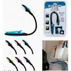 LAMPE DE LECTURE LED PINCE PILE INCLUS