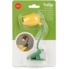 Balvi Lampe de Lecture Tulip Couleur Jaune Lampe Flexible en Forme de Tulipe avec Clip pour Lire la n