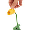 Balvi Lampe de Lecture Tulip Couleur Jaune Lampe Flexible en Forme de Tulipe avec Clip pour Lire la n