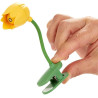 Balvi Lampe de Lecture Tulip Couleur Jaune Lampe Flexible en Forme de Tulipe avec Clip pour Lire la n