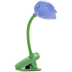 Balvi Lampe de Lecture Tulip Couleur Lilas Lampe Flexible en Forme de Tulipe avec Clip pour Lire la n