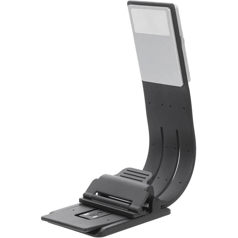 Lampe De Lecture Led à Clip Rechargeable Par Usb Flexible Pour Liseuse Base Aimantée Bras