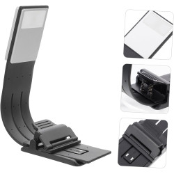 Lampe De Lecture Led à Clip Rechargeable Par Usb Flexible Pour Liseuse Base Aimantée Bras