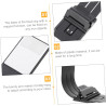 Lampe De Lecture Led à Clip Rechargeable Par Usb Flexible Pour Liseuse Base Aimantée Bras