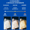 BookBright Lampe LED Bookbright Trois températures de couleur avec cinq niveaux de luminosité, filtre de lumière bleue et concep