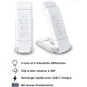 BookBright Lampe LED Bookbright Trois températures de couleur avec cinq niveaux de luminosité, filtre de lumière bleue et concep