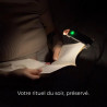 BookBright Lampe LED Bookbright Trois températures de couleur avec cinq niveaux de luminosité, filtre de lumière bleue et concep