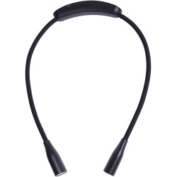 Generico Lampe de lecture de cou - Lampe de livre rechargeable par USB, luminosité réglable avec bras flexibles et pliables, des