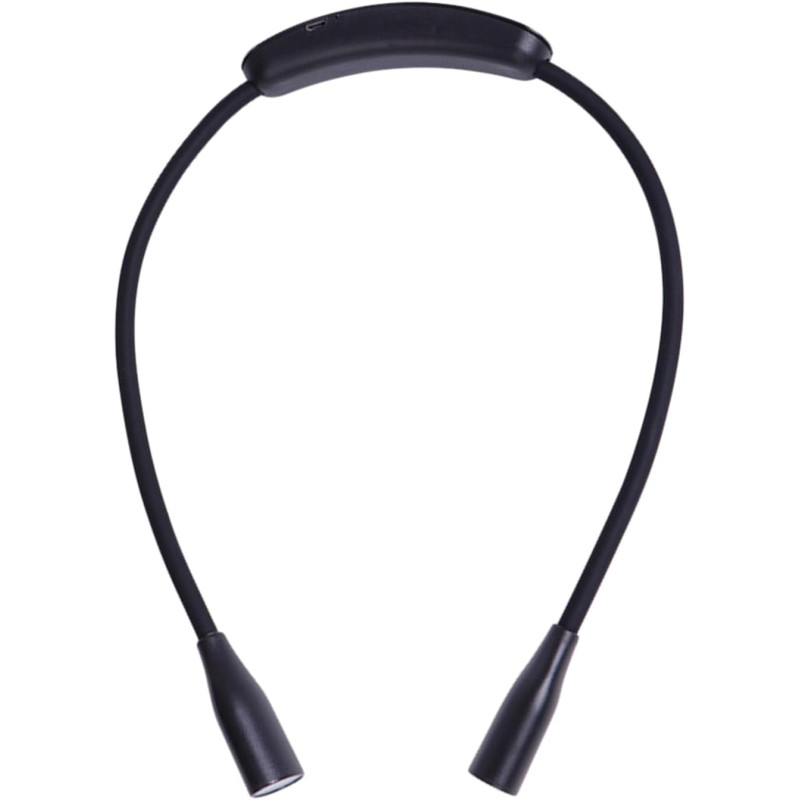Generico Lampe de lecture de cou - Lampe de livre rechargeable par USB, luminosité réglable avec bras flexibles et pliables, des