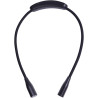 Generico Lampe de lecture de cou - Lampe de livre rechargeable par USB, luminosité réglable avec bras flexibles et pliables, des