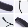 Generico Lampe de lecture de cou - Lampe de livre rechargeable par USB, luminosité réglable avec bras flexibles et pliables, des