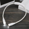 Lampe de cou rechargeable pour livres - Lampe de lecture LED de longue durée, design confortable à porter, réglage flexible à do