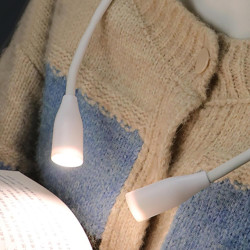 Lampe de cou rechargeable pour livres - Lampe de lecture LED de longue durée, design confortable à porter, réglage flexible à do