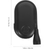 Artibetter Lampe de Lecture à Pince LED Rechargeable Noire, Petite Lampe de Lecture Portable Luminosité Réglable, Veilleuse pour