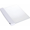 Lampe de lecture LED intelligente rechargeable – Panneau plat de 17 x 14,5 cm, veilleuse de protection des yeux, design portable