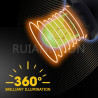 Ruiandsion T10 194 168 Lot de 10 lampes de lecture de cartes 12 V non polarisées Éclairage à 360° 200 lm Vert Pour liseuses et é