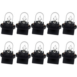 Ruiandsion Lot de 10 ampoules halogènes T10 194 12 V blanc chaud 200 lm Plug and Play pour éclairage intérieur, porte, plaque d'