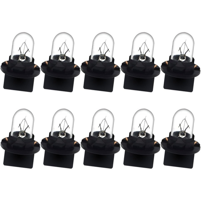 Ruiandsion Lot de 10 ampoules halogènes T10 194 12 V blanc chaud 200 lm Plug and Play pour éclairage intérieur, porte, plaque d'