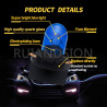 Ruiandsion Ampoule halogène T10 avec verrouillage rotatif 12 V, bleu, 200 lm, éclairage à 360 degrés, pour éclairage intérieur, 
