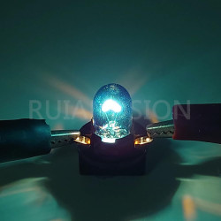 Ruiandsion Ampoule halogène T10 avec verrouillage rotatif 12 V, bleu, 200 lm, éclairage à 360 degrés, pour éclairage intérieur, 