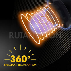 Ruiandsion Lot de 2 ampoules halogènes T10 194 168 bleues 12 V non polarisées 200 lm pour éclairage intérieur de voiture, lampe 