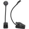 Hyuduo Lampe de Lecture Rechargeable par USB, Lampe de Bureau LED avec 4 Températures de Couleur, 3 Niveaux de luminosité, Col d