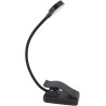 Hyuduo Lampe de Lecture Rechargeable par USB, Lampe de Bureau LED avec 4 Températures de Couleur, 3 Niveaux de luminosité, Col d