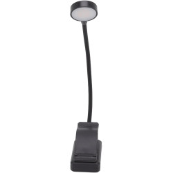 Hyuduo Lampe de Lecture Rechargeable par USB, Lampe de Bureau LED avec 4 Températures de Couleur, 3 Niveaux de luminosité, Col d