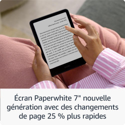 Amazon kindle paperblanc (nouvelle génération) - notre modèle le plus rapide avec un nouvel écran antireflets et une autonomie d