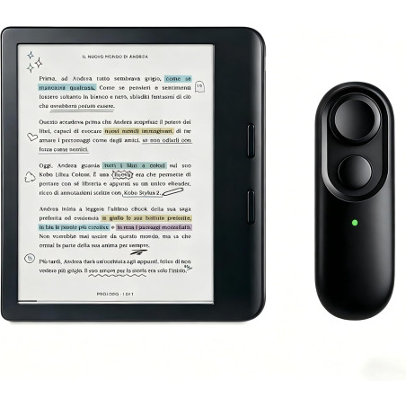 Télécommande tourne page commande pour lecture kobo au lit, télécommande bleutooth, accessoires pour la kobos, exclusivement pou