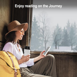 Veidoo Lecteur ebook 5,8", écran Tactile HD, Technologie Carta E-Ink, 32 Go de ROM (Extension de Carte TF jusqu'à 64 Go), WiFi, 